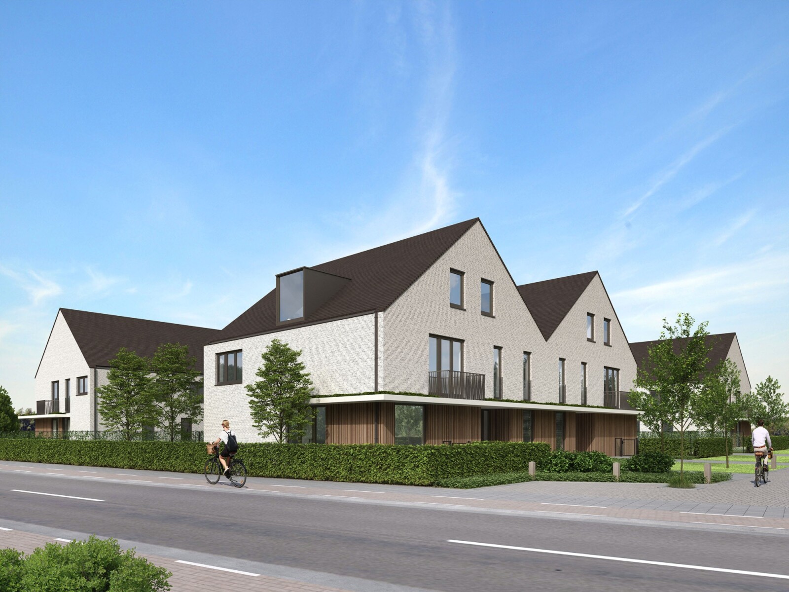 Toffe en ruime nieuwbouwwoningen in een kleinschalige verkaveling