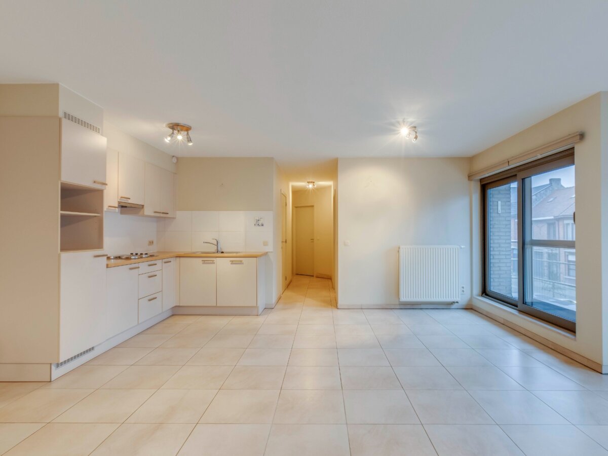 Praktisch appartement met ruim terras op 1ste verdieping.