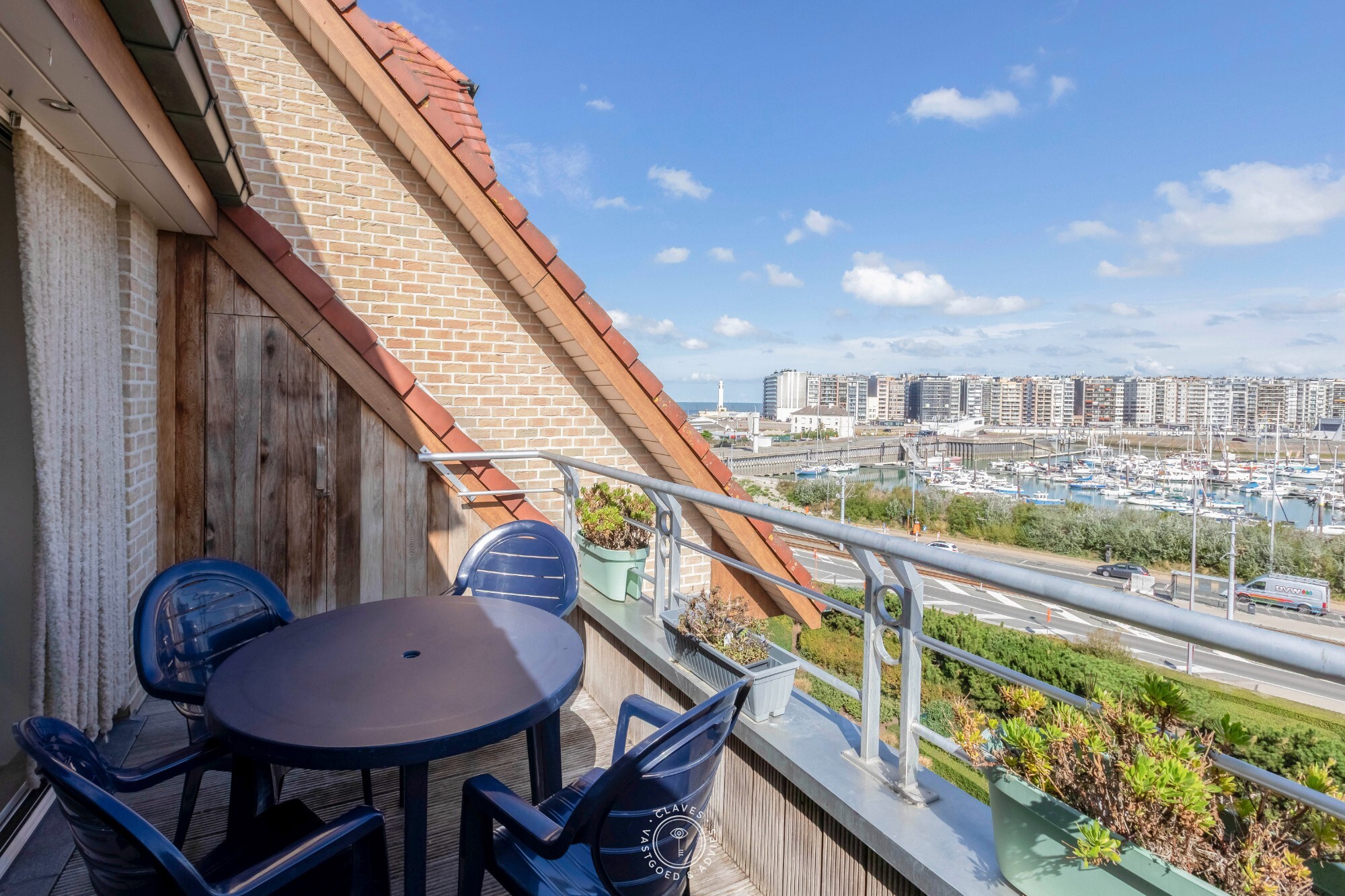Ruim duplex-appartement met twee terrassen en garagebox aan de jachthaven van Blankenberge