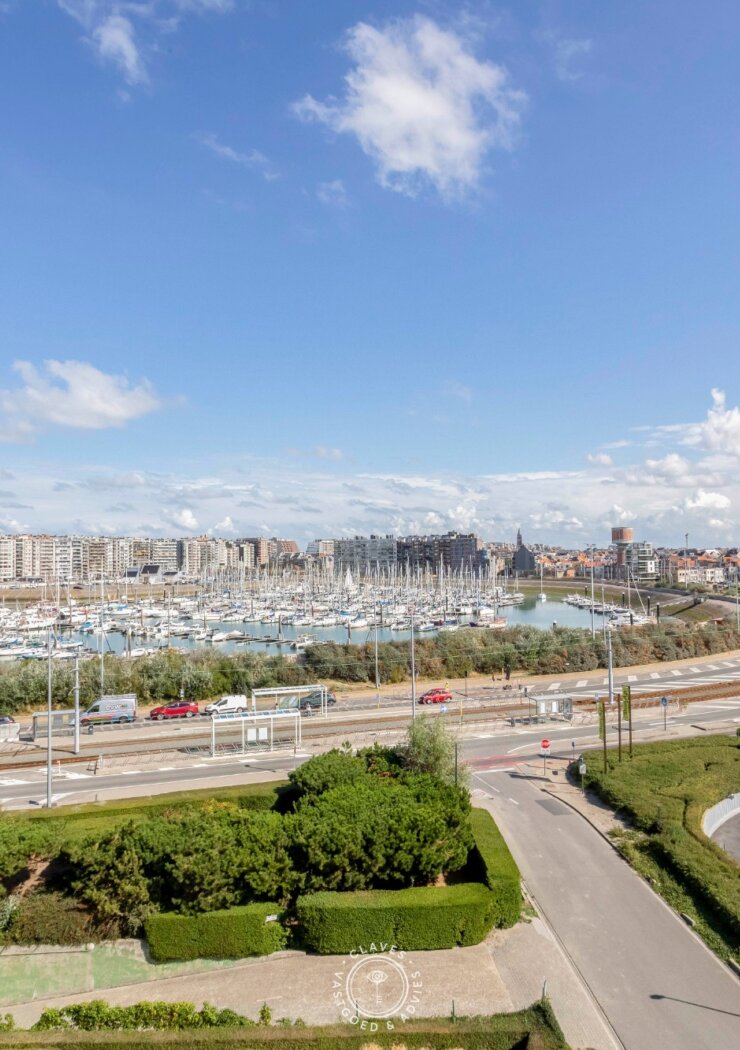Ruim duplex-appartement met twee terrassen en garagebox aan de jachthaven van Blankenberge
