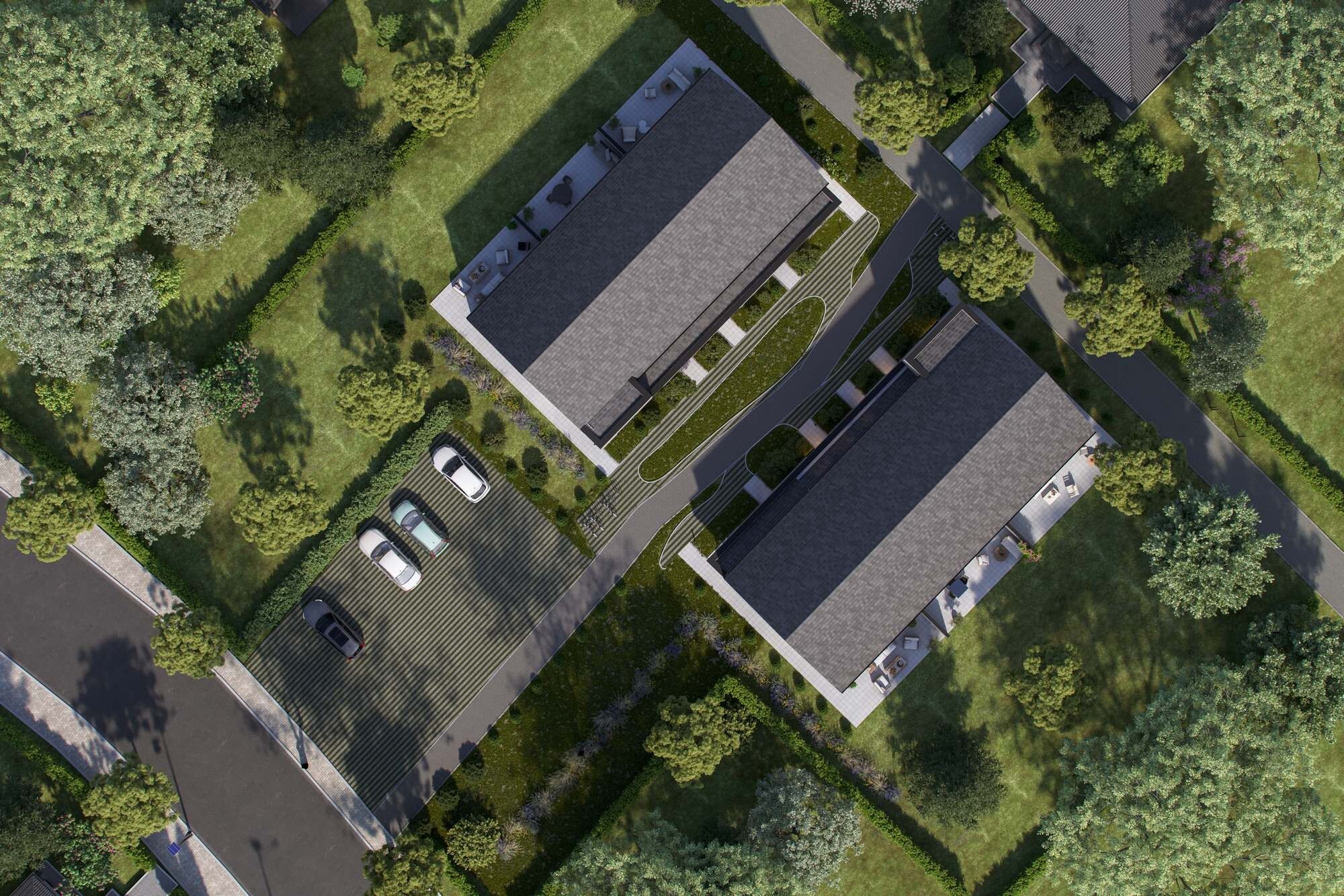 Moderne en energiezuinige nieuwbouwwoning aan de rand van de stad