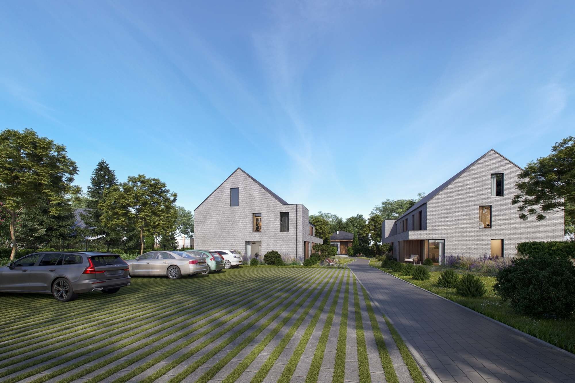Moderne en energiezuinige nieuwbouwwoning aan de rand van de stad