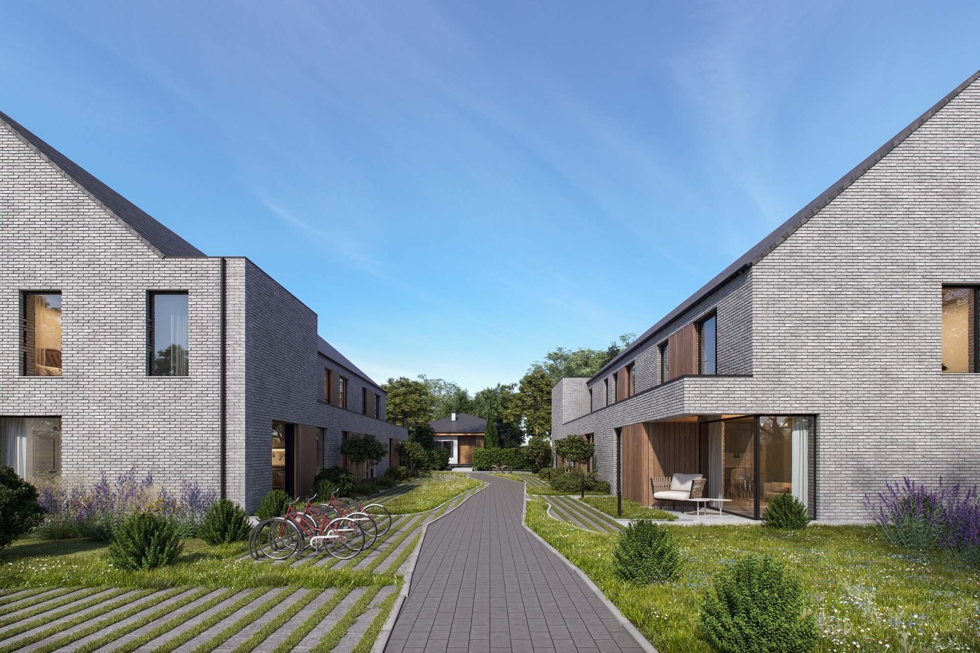 Moderne en energiezuinige nieuwbouwwoning aan de rand van de stad