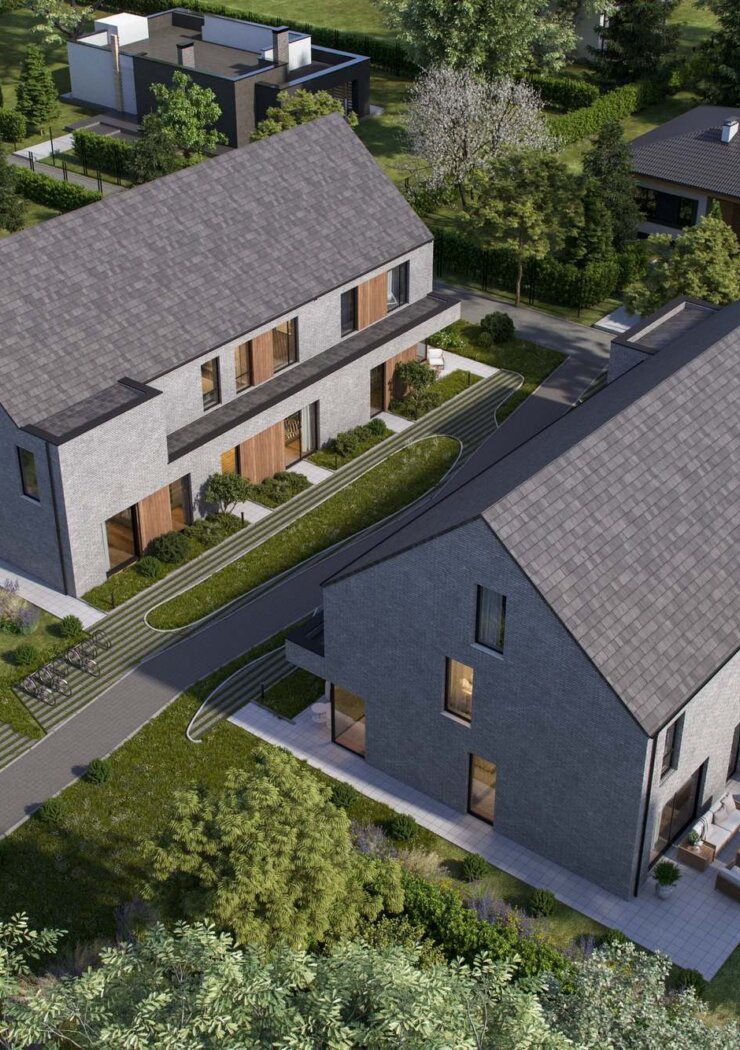 Moderne en energiezuinige nieuwbouwwoning aan de rand van de stad