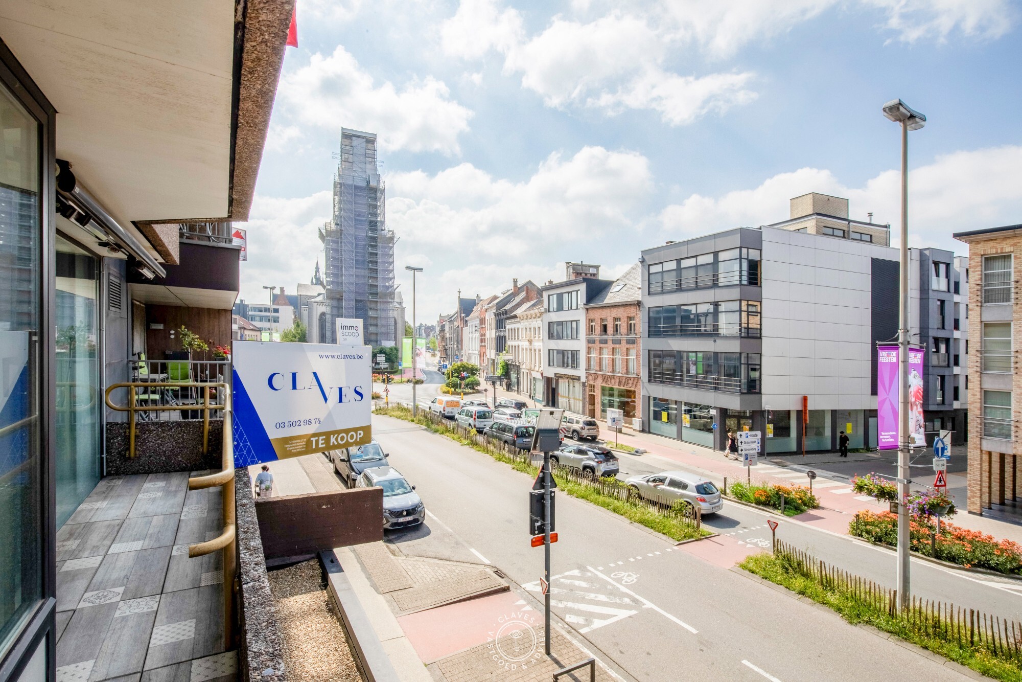 Ruim 3-slaapkamerappartement op interessante centrale ligging in Sint-Niklaas