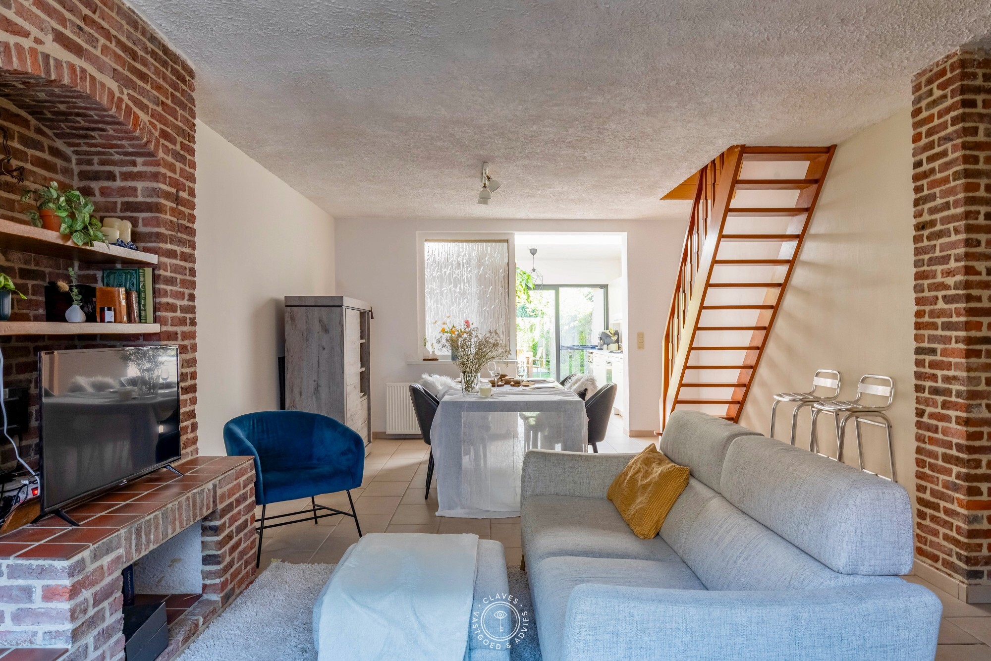 Verzorgde rijwoning met gezellige stadstuin