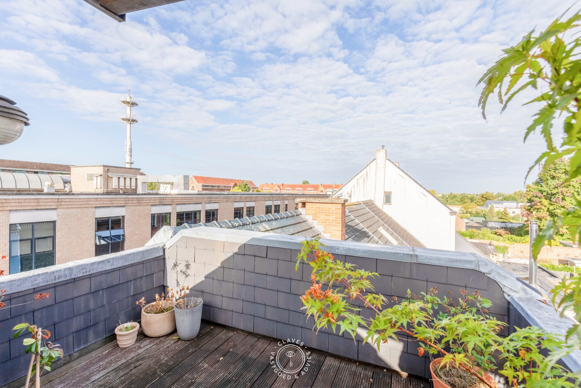 Gezellig 1-slaapkamerappartement met 2 terrassen en autostaanplaats