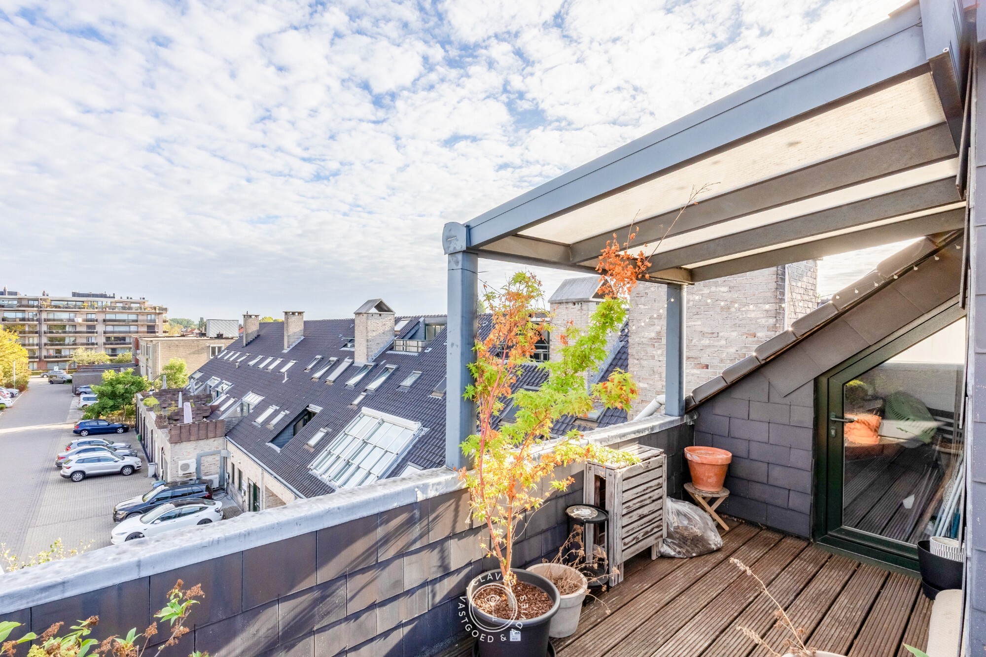 Gezellig 1-slaapkamerappartement met 2 terrassen en autostaanplaats