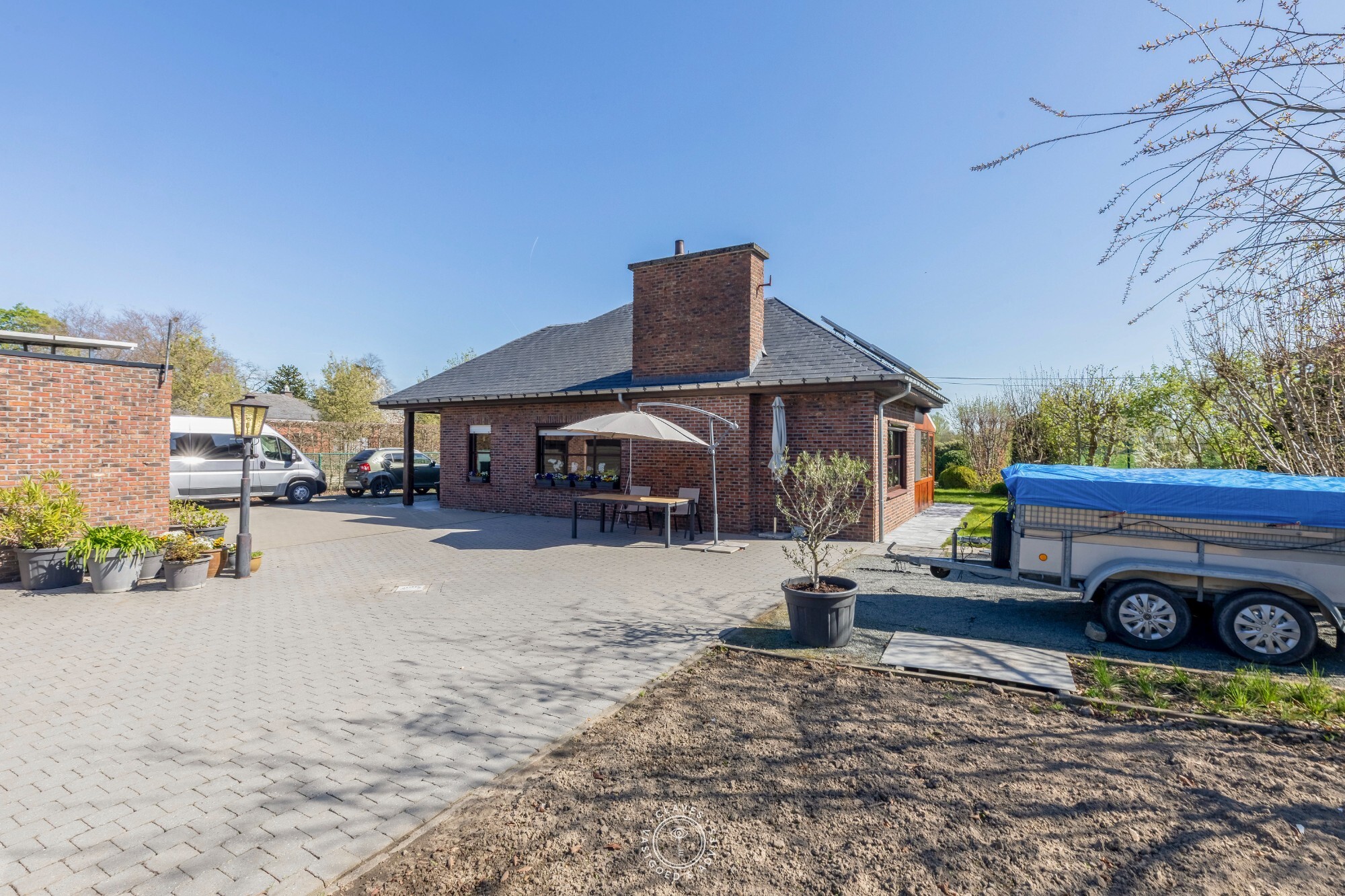 Bungalow met zicht op weilanden