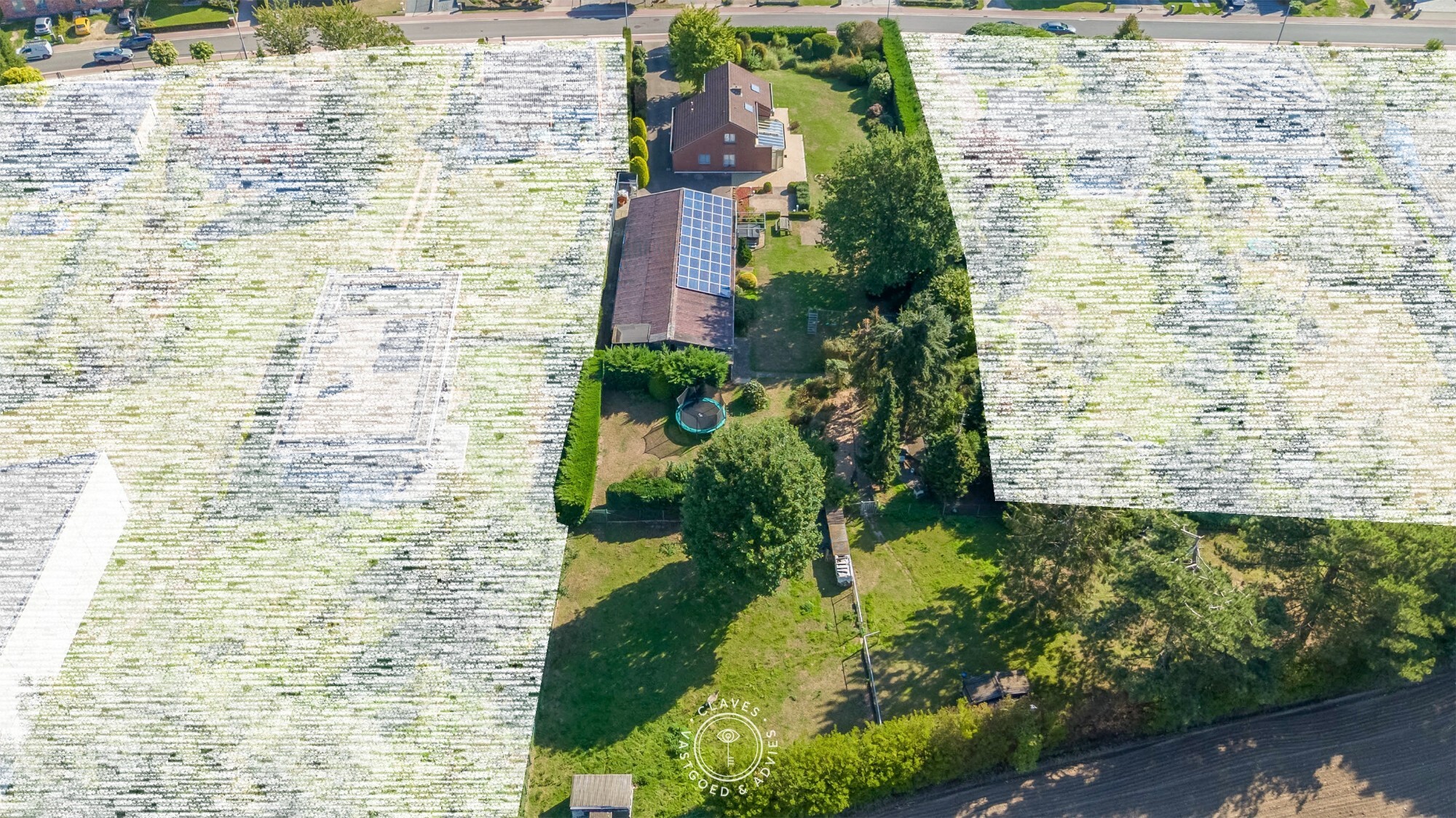 Open bebouwing op 4.051 m² met loods en vergund KMO-potentieel