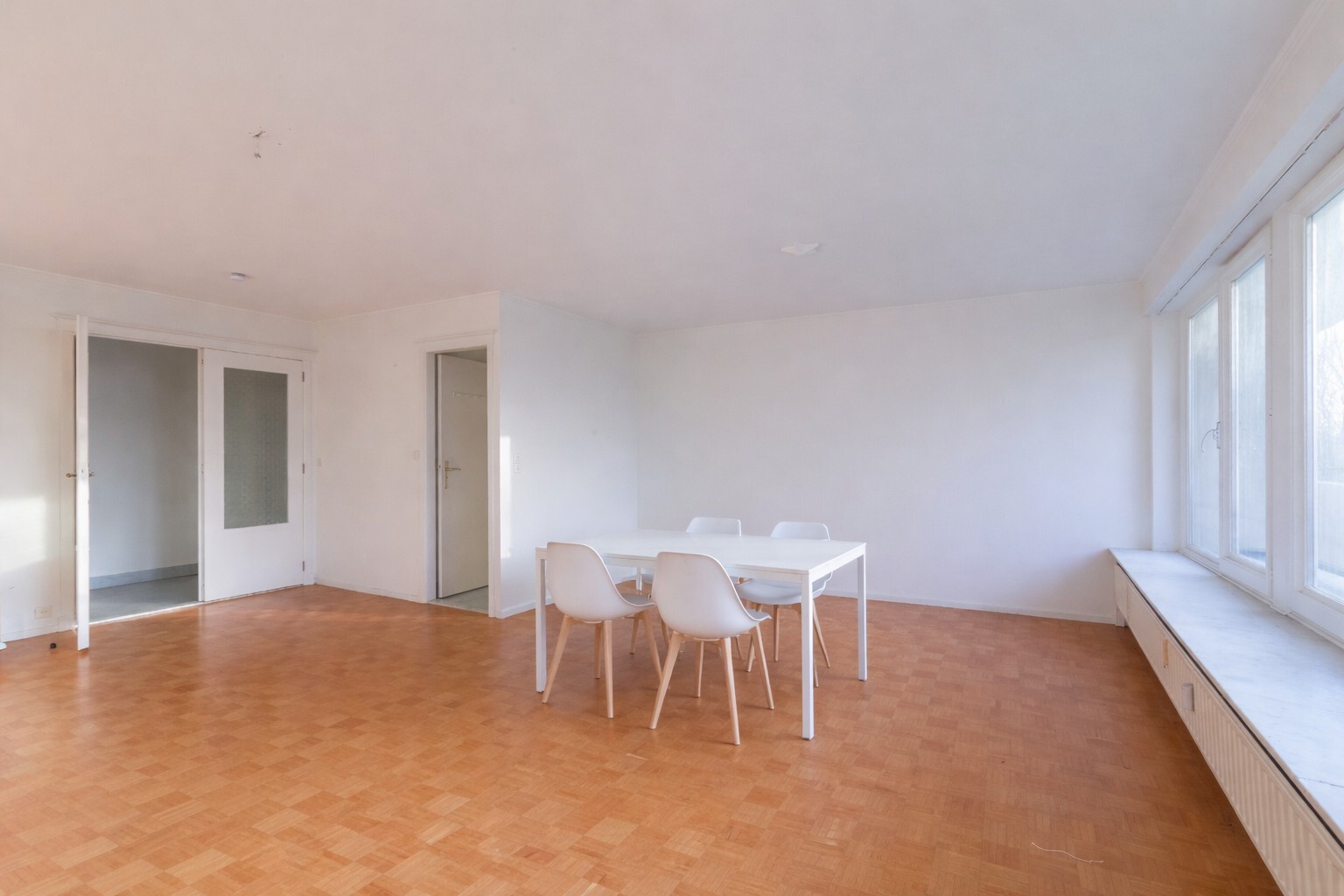 Ruim en lichtrijk hoekappartement met 2 slaapkamers