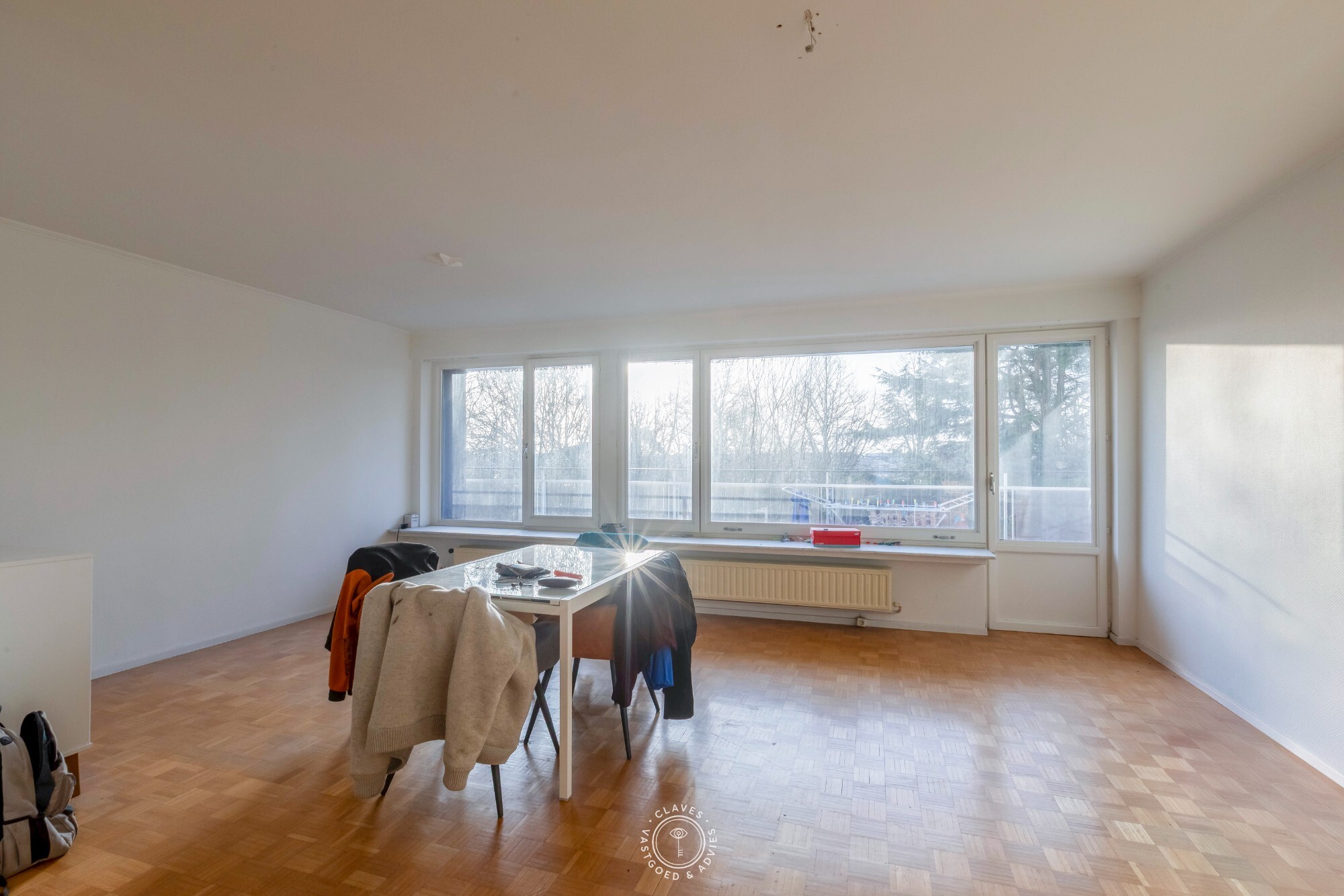 Ruim en lichtrijk hoekappartement met 2 slaapkamers