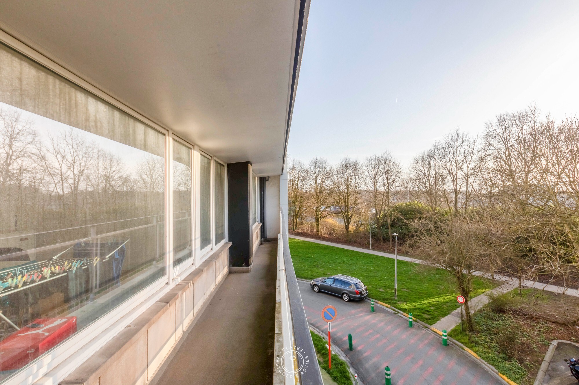 Ruim en lichtrijk hoekappartement met 2 slaapkamers