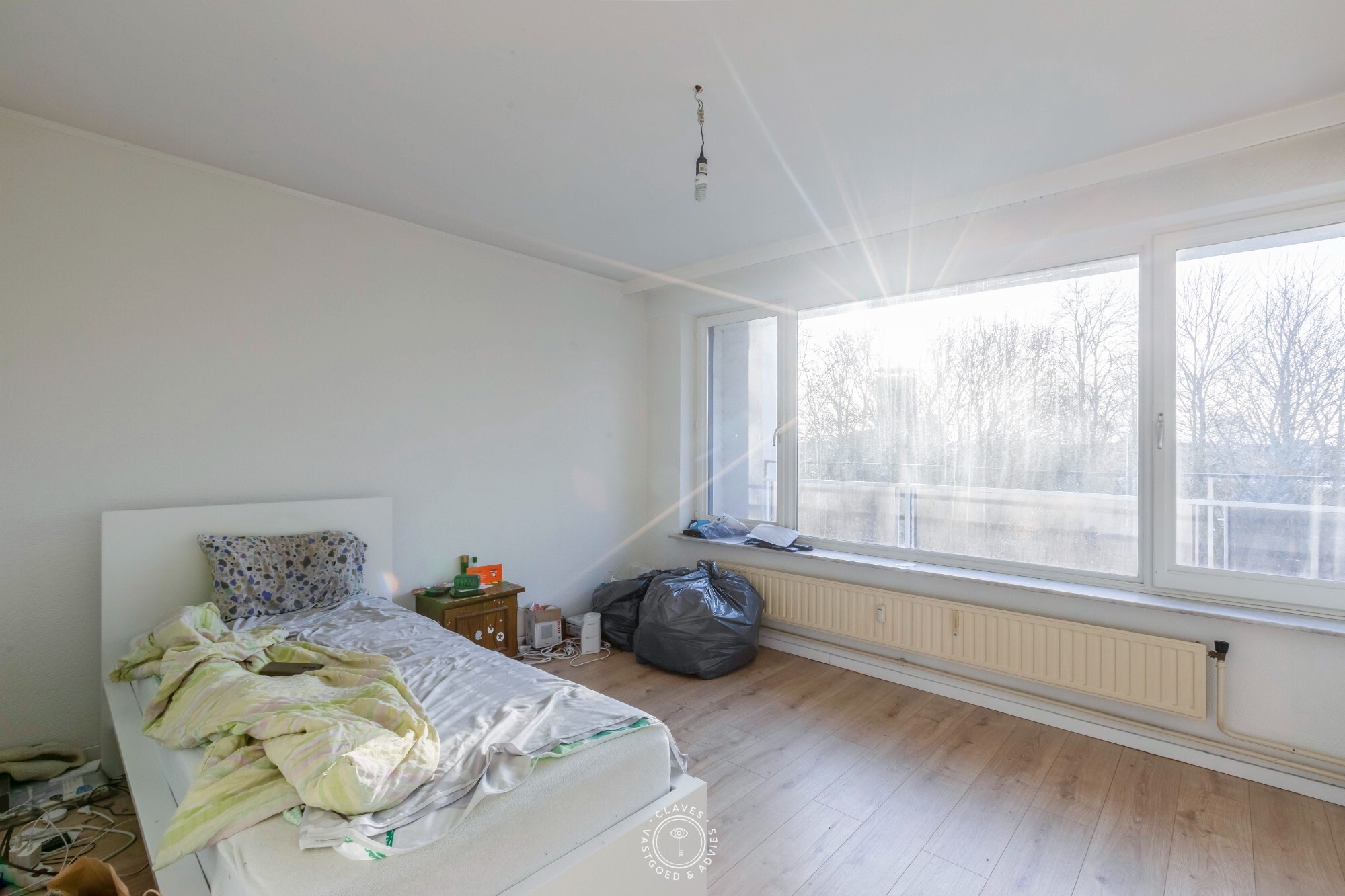 Ruim en lichtrijk hoekappartement met 2 slaapkamers