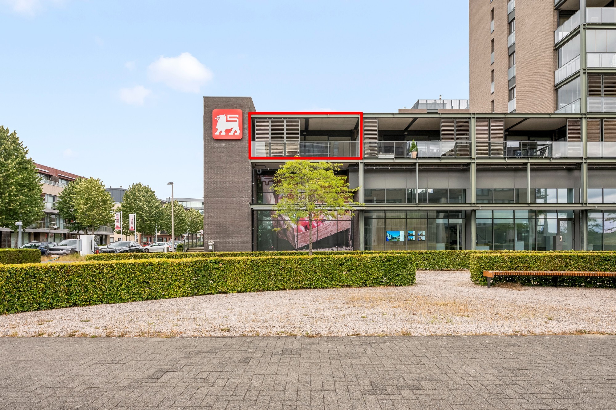 Lichtrijk appartement met Schelde-zicht, 2 slaapkamers en 2 parkeerplaatsen aan het Georges Van Dammeplein in Temse