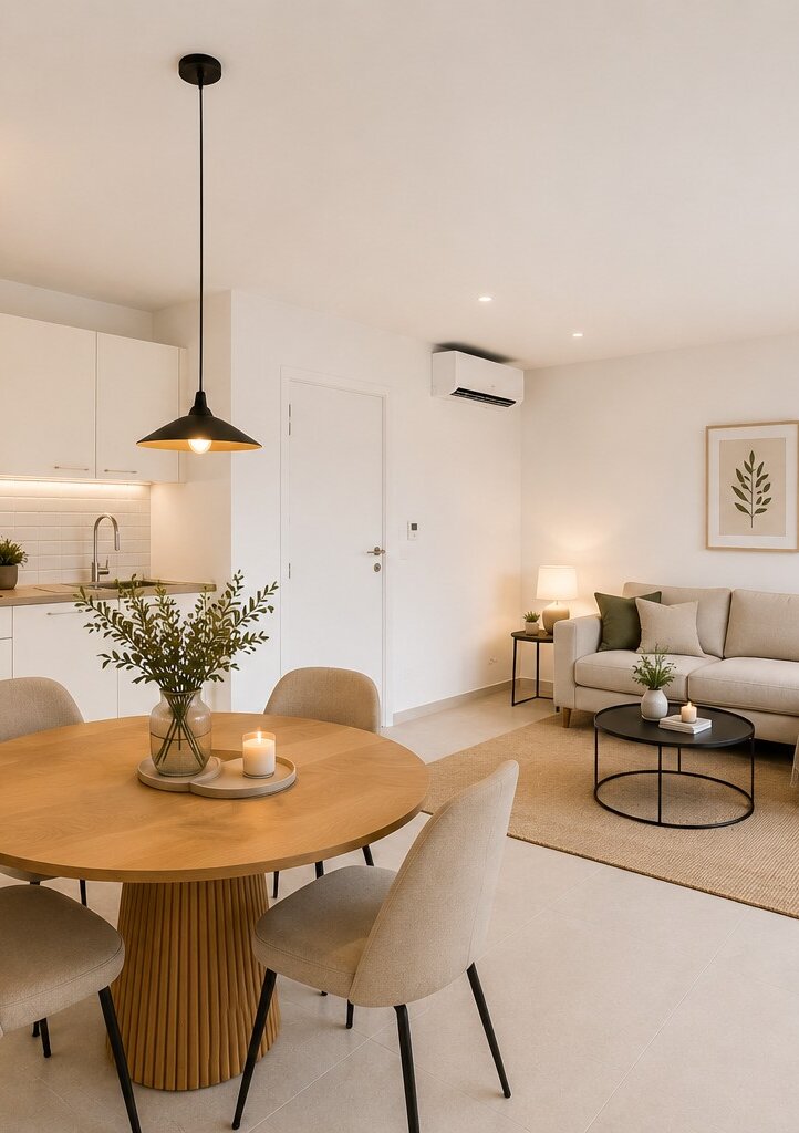 Energetisch gerenoveerd tweeslaapkamer appartement met zeer royaal terras