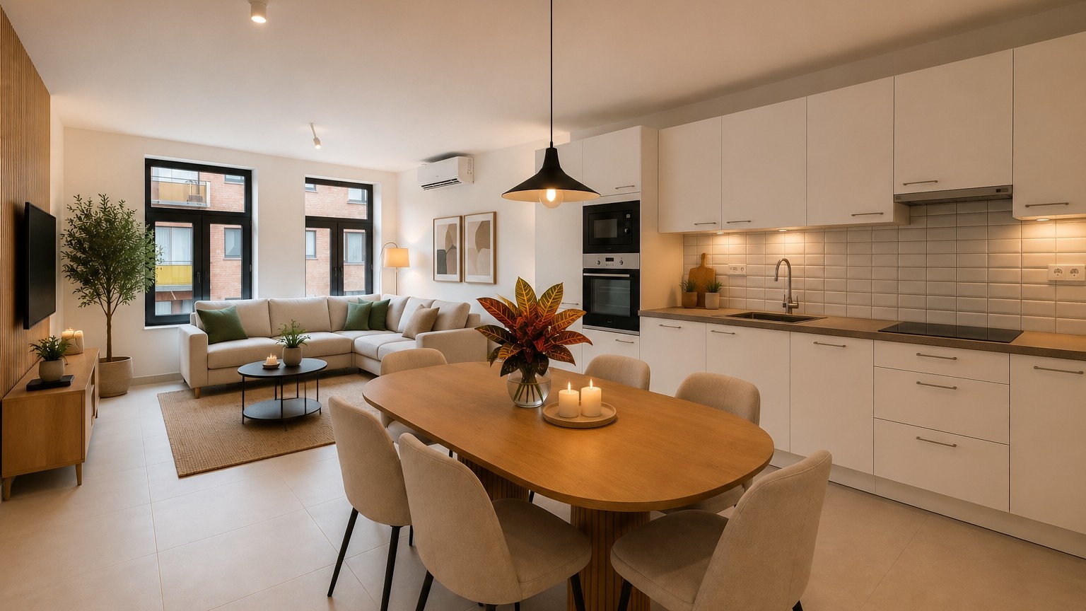 Gerenoveerd appartement met A-label in het hartje van Lokeren