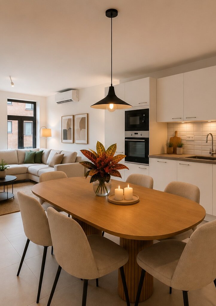 Gerenoveerd appartement met A-label in het hartje van Lokeren