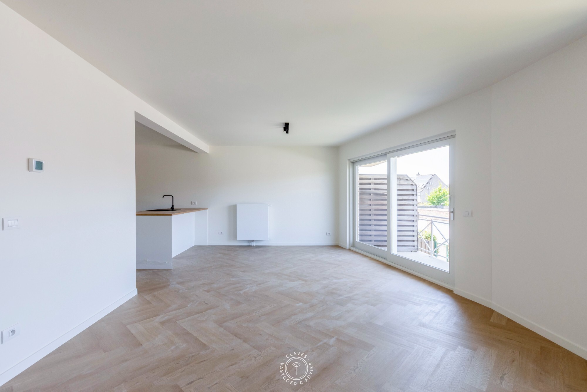 Doordacht drieslaapkamerappartement op residentiële locatie